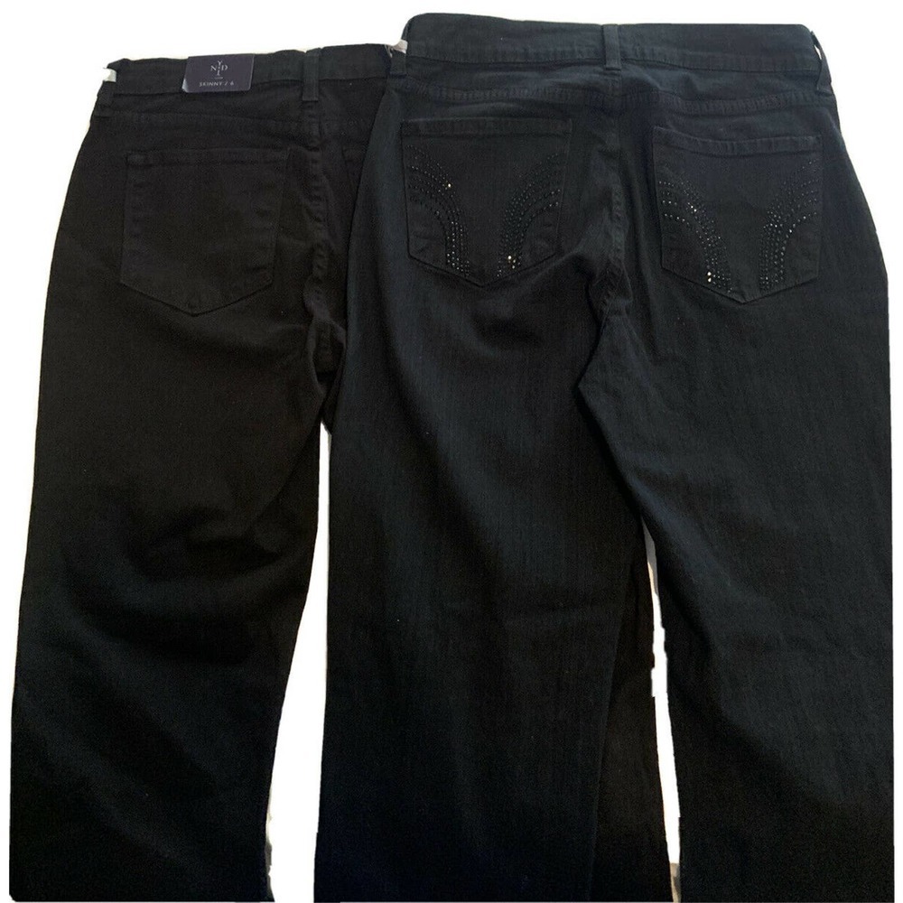 NYDJ Black Jeans Bundle size 6